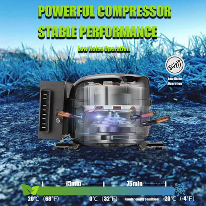 Alpicool C9PT Kühlbox 9 L Kompressor 12 V für Auto und Camping