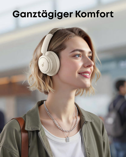 soundcore by Anker Life Q30 Bluetooth Kopfhörer mit ANC, Weiss