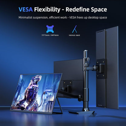 EVICIV Tragbarer Gaming Monitor 18.5 Zoll 120Hz FHD