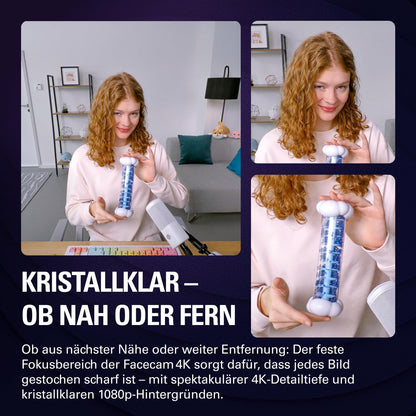 Elgato Facecam 4K - unkomprimierte 4K60 Studio-Webcam für PC/Mac