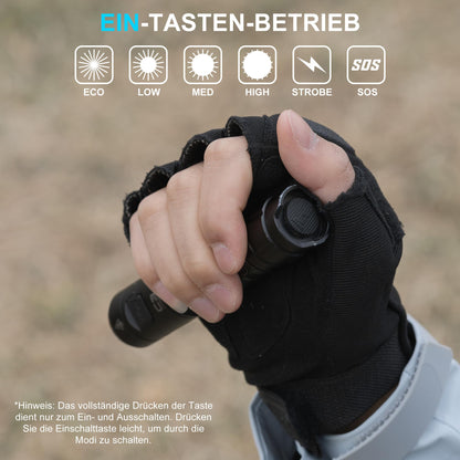 WUBEN C3 LED Taschenlampe 1200 Lumen USB-aufladbar IP68