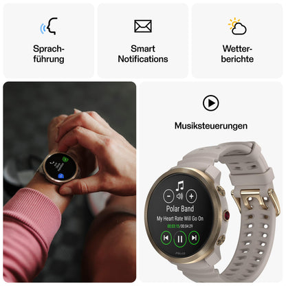Polar Vantage M3 Multisport-Smartwatch mit AMOLED-Display und GPS