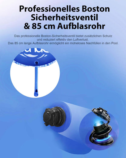 FoundGo Poolkissen Winter Überwinterungskissen XXL Ø4m – 0.4mm