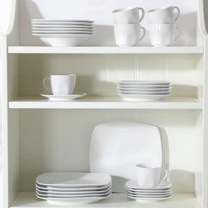 MALACASA Serie Julia Porzellan Geschirrset - 12 Personen, 60tlg.