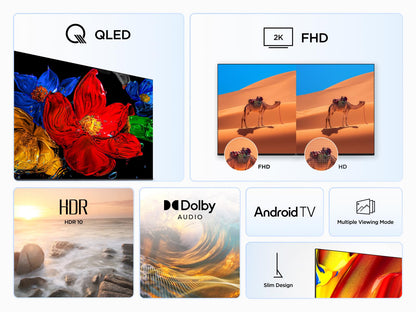 TCL 32V5C 32 Zoll Full HD QLED Smart Android TV HDR