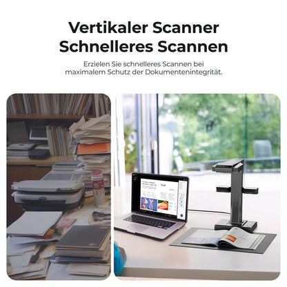 CZUR ET18 Profi Buchscanner A3 - 18 Megapixel Dokumentenscanner