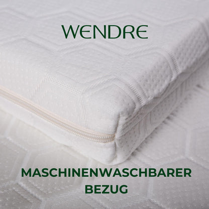 WENDRE Kaltschaum Matratzentopper 180x200cm - Fest, 7cm