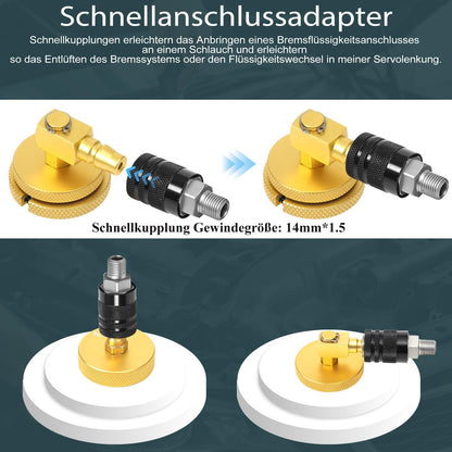 XSTARYE Auto Bremsenentlüftungsadapter Set - 17-tlg