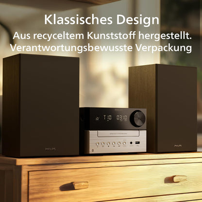 Philips TAM3205M2 HiFi Mikroanlage – CD, USB, Bluetooth