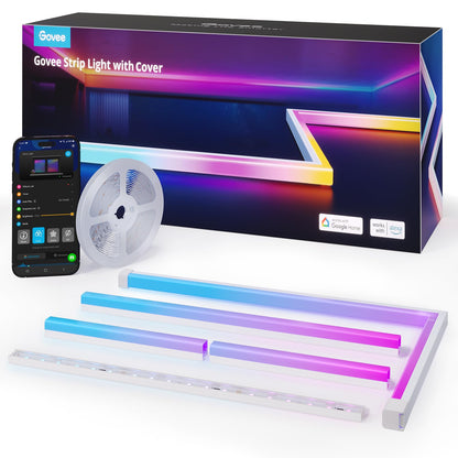 Govee Glide RGBIC Smart LED Leiste mit Profil 5M