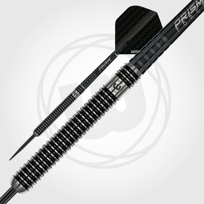 WINMAU Blackout Steeldartpfeile 23g Parallel, 90 % Tungsten