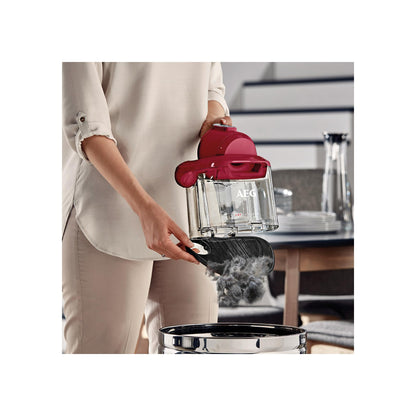 AEG LX7-2-CR-A beutelloser Staubsauger für Tierhaare – Rot