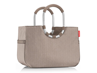reisenthel loopshopper L Shopper herringbone mokka, 25 Liter