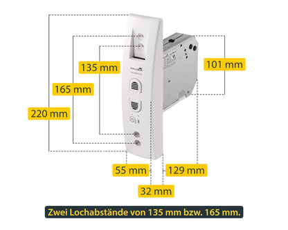 Schellenberg RolloDrive 45 Elektrischer Unterputz Gurtwickler 23mm