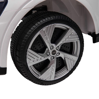 HOMCOM Audi E-tron 12V Kinder Elektroauto – Weiss
