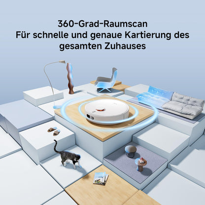 Xiaomi Robot Vacuum S40C Saugroboter mit Wischfunktion, 5000 Pa
