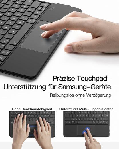 Inateck AceTouch N0064 Tastaturhülle Samsung Tab S10 FE/S9 FE/S9