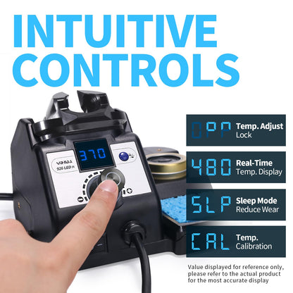 YIHUA 926LED-IV Digitale Lötstation – 60W Komplett Set