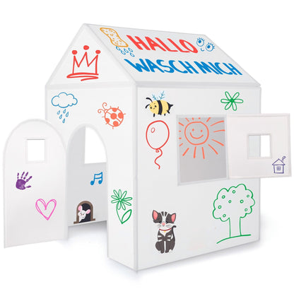 Imagine Playhouse Mal-Spielhaus – Abwischbar Indoor & Outdoor