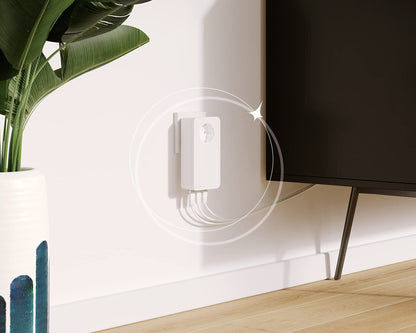 devolo Magic 2 LAN triple Starter Kit Powerline Adapter weiss