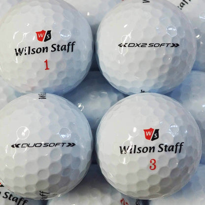 Wilson DX2/Duo Soft Golfbälle Lakeballs - 50 Stk. AAAAA Weiss