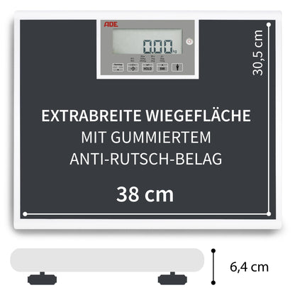 ADE M320600 Professionelle Personenwaage medizinisch ungeeicht
