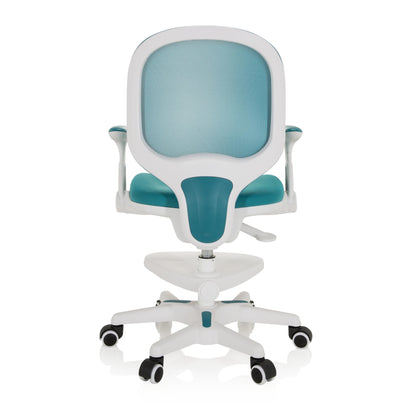 hjh OFFICE 736413 Kid Ergo Kinder Schreibtischstuhl – Blau/Weiss