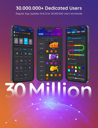 Govee RGBIC LED Lichtstreifen Smart - 30m, App & Sprachsteuerung