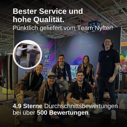 Nyfter Gaming Mauspad Sakura Schwarz - 3XL 1200x600mm