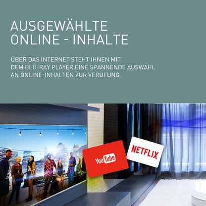 Panasonic DMP-BD84EG-S Smart Network Blu-ray/DVD-Player – Silber