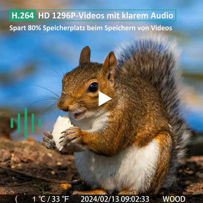 GardePro E6 Wildkamera – 48MP, WLAN, No Glow Nachtsicht