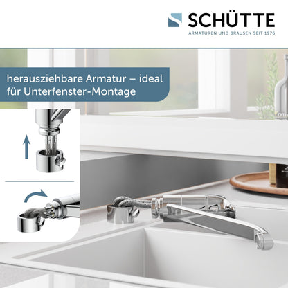 SCHÜTTE LUCA MB35210 Vorfenster Spültischarmatur - Chrom