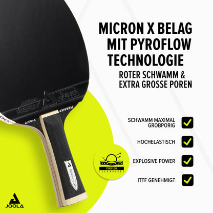 JOOLA White Infinity Z Tischtennisschläger - Profischläger