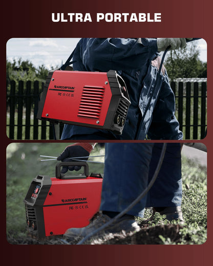 ARCCAPTAIN ARC 200 Schweissgerät – 200A Lift Wig Elektrode