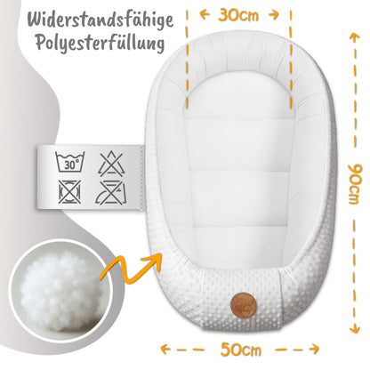 Totsy Baby Babynestchen Minky – Nestchen für Neugeborene, Khaki
