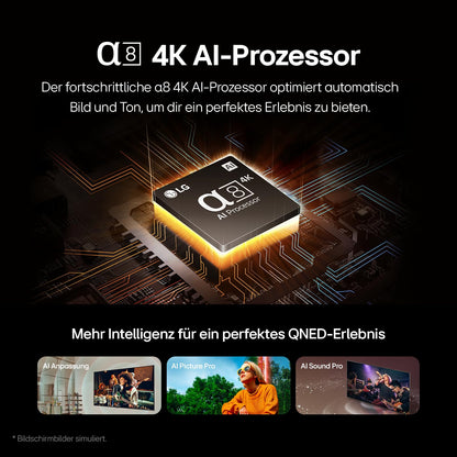 LG 55QNED86T6A QNED Fernseher - 55 Zoll 4K Modell 2024