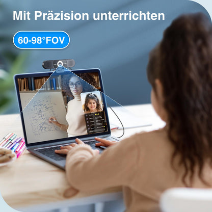 EMEEET C980 PRO 4K Konferenz Webcam - 3-in-1 mit Lautsprecher & Mikrofon