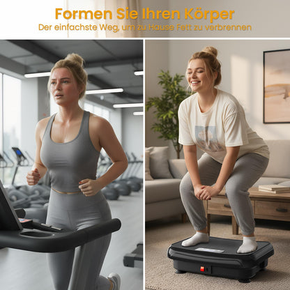 TISSCARE Mini-Vibrationsplatte für zuhause, bis 180 kg belastbar