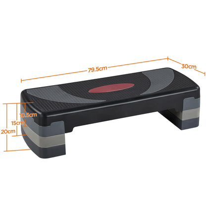 Yaheetech Steppbrett Aerobic Stepper höhenverstellbar bis 250 kg