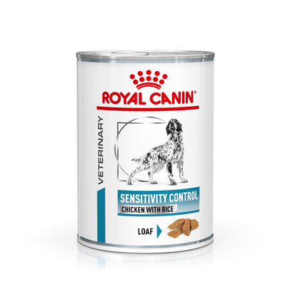 ROYAL CANIN Sensitivity Control Hundefutter Huhn mit Reis 12 x 410 g, Mousse-Nassfutter in Dosen