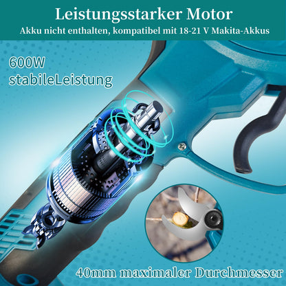 VKE Akku Ast- & Gartenschere 40mm kabellos – ohne Akku