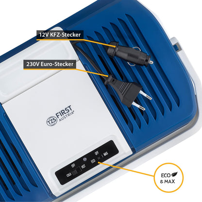 TZS First Austria Kühlbox 24L Elektrisch Kühlen/Wärmen - Blau
