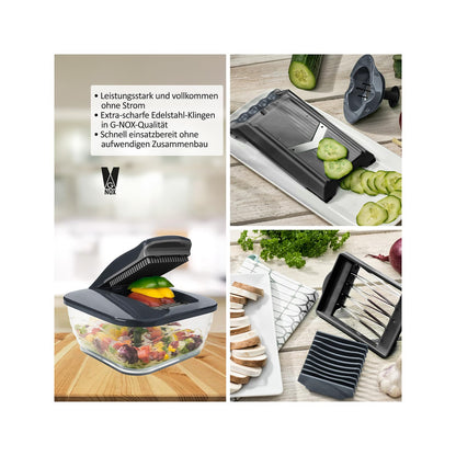Nicer Dicer Chef Gemüseschneider 15-teilig – Küchenhelfer Set