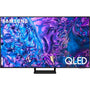 Samsung QLED Q70D 55 Zoll 4K Smart TV 55Q70D Modell 2024: Flaches, schwarzes QLED-Display. Zeigt 4K-Inhalte für Heimkino.