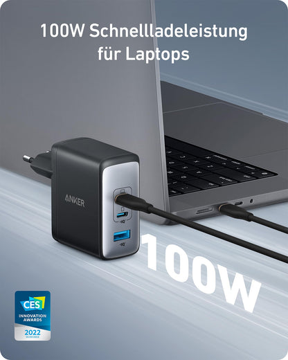 Anker 736 Charger (Nano II 100W) 3-Port USB-C Schnellladegerät
