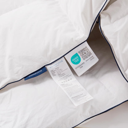 DOWNFOCUS Ganzjahres Daunendecke - 220x240 cm Weiss