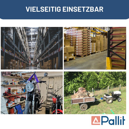 Pallit CHAIN-M Kettenflaschenzug – 2000 kg, 2.5 m Hubhöhe