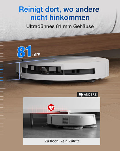 ECOVACS DEEBOT T50 PRO Omni Saugroboter - Wischfunktion