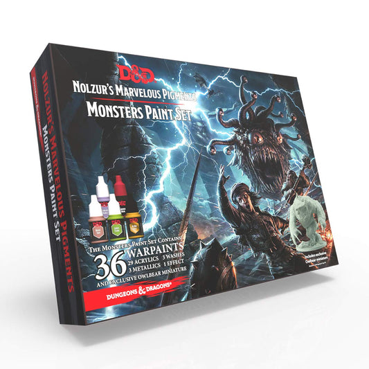 Army Painter The Monsters Paint Set für Miniaturen – ARM75002: Box mit Acrylfarben in Monstertönen zum Bemalen von Miniaturen.