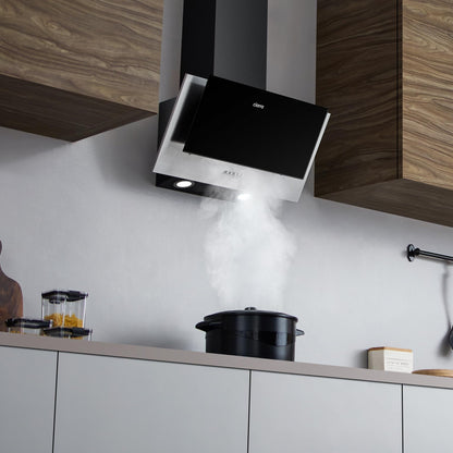 CIARRA CBCB6736C Dunstabzugshaube Kopffrei 60cm Schwarz